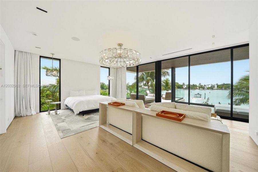 Furnished interior view inside a new home in , Miami Beach (Image 18). Furnished interior view inside a new home in , Miami Beach (Image 18).