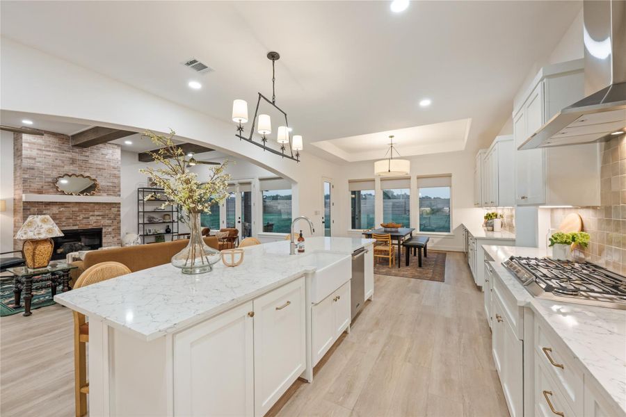 Furnished interior view inside a new home in , Smithville (Image 9).
