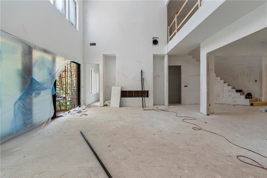 In-progress construction of a new home in , Fairburn, GA (Image 50).