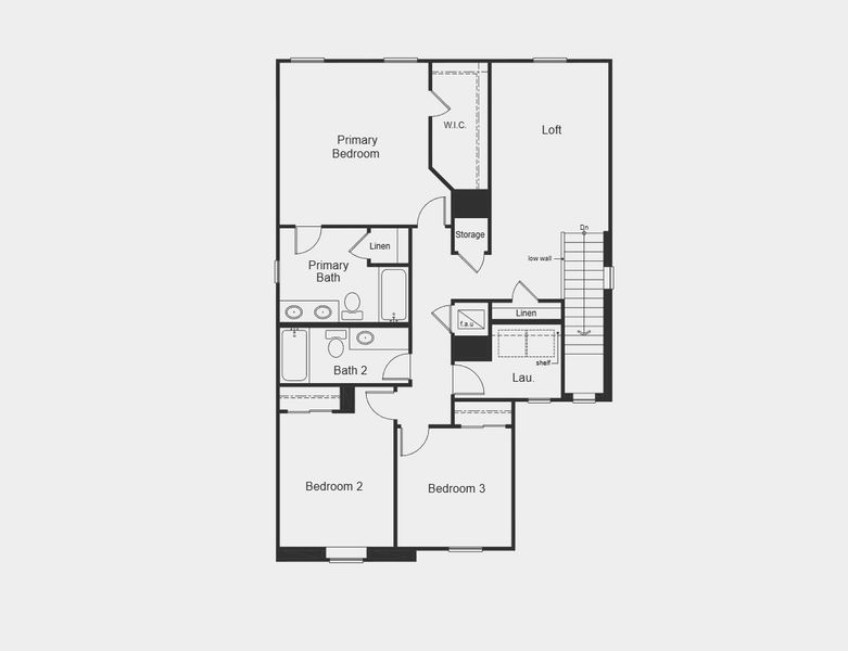 2D floor plan layout for the Plan 1908 by KB Home in Chapel Manor I, Zephyrhills, FL (Image 11). 2D floor plan layout for the Plan 1908 by KB Home in Chapel Manor I, Zephyrhills, FL (Image 11).