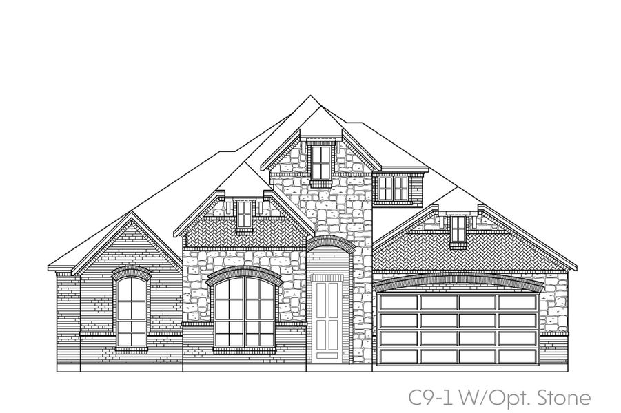 Representative rendering of the exterior for the Savannah by John Houston Homes (Image 6).