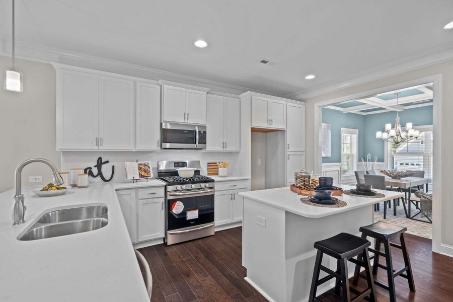 Representative furnished interior of a home built from the Rivermist by Caviness & Cates Communities in Maggie Way, Wendell (Image 243).