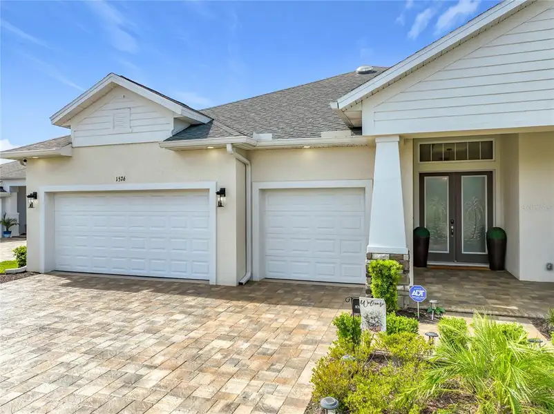 Exterior details and patio area of a home in The Reserve at Victoria, Deland (Image 25). Exterior details and patio area of a home in The Reserve at Victoria, Deland (Image 25).