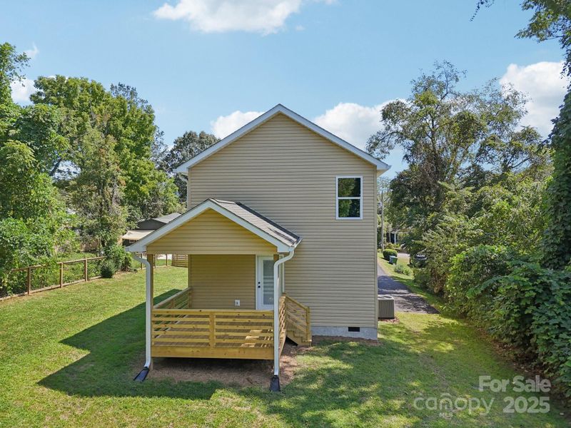 Front exterior of a new home in , Asheville, NC, highlighting curb appeal (Image 21).