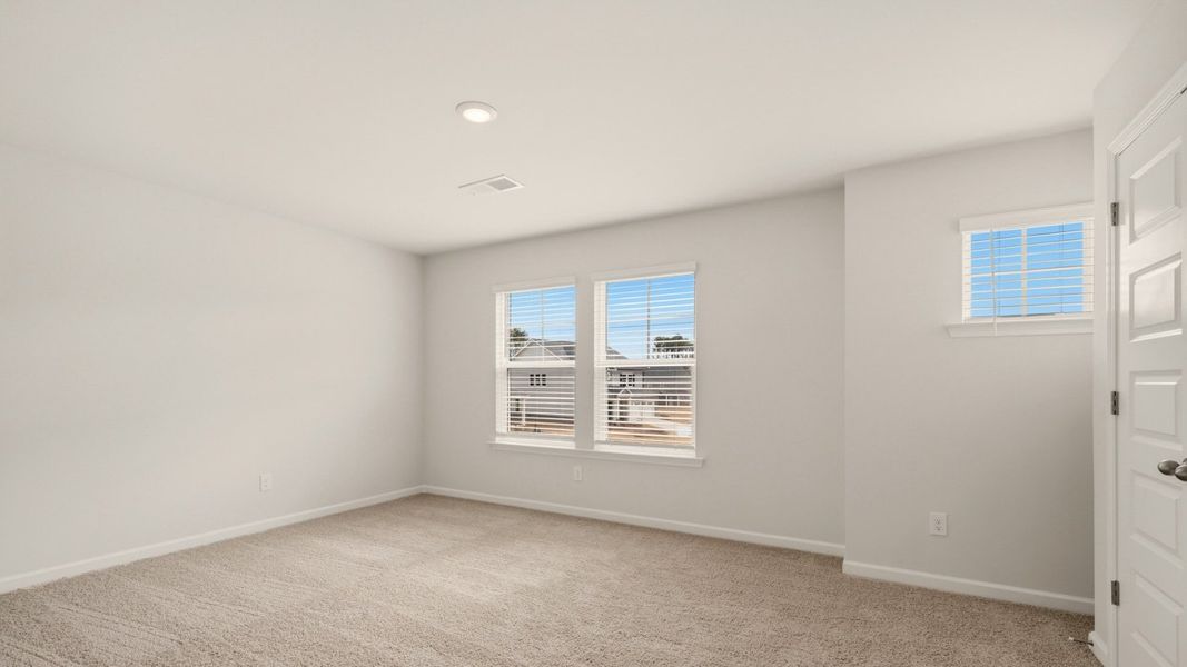 Spacious, unfurnished interior of a new home in The Gates at Pates Creek, Hampton (Image 22). Spacious, unfurnished interior of a new home in The Gates at Pates Creek, Hampton (Image 22).