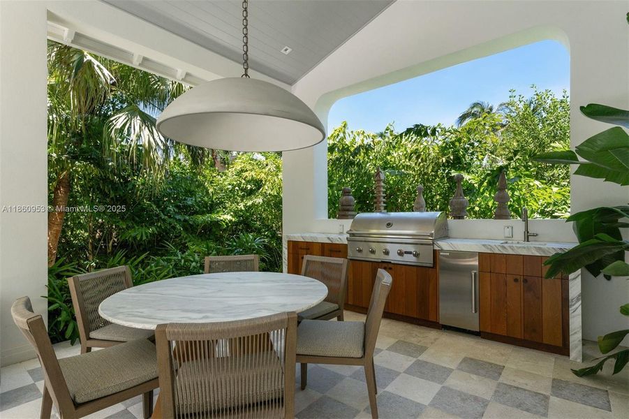 Furnished interior view inside a new home in , Key Biscayne (Image 36). Furnished interior view inside a new home in , Key Biscayne (Image 36).