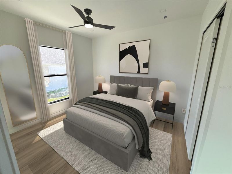 Furnished interior view inside a new home in , Rotonda West (Image 8).