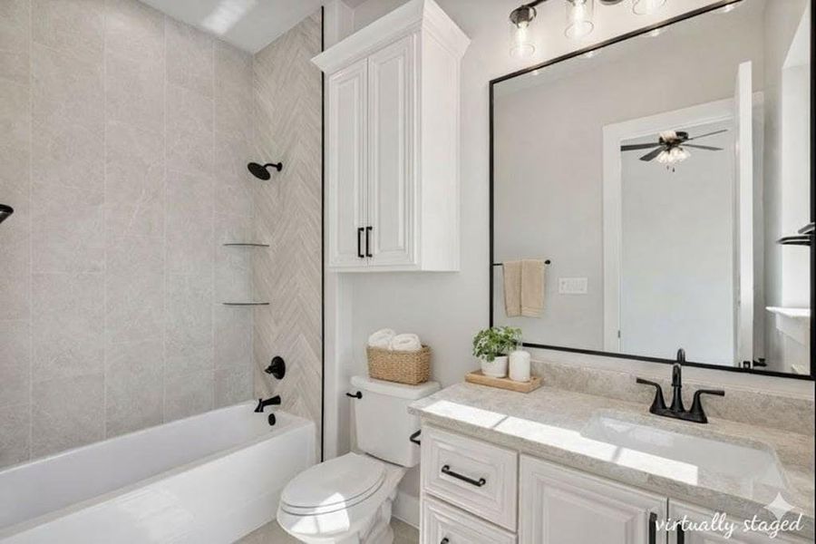 Furnished interior view inside a new home in , Aledo (Image 16). Furnished interior view inside a new home in , Aledo (Image 16).