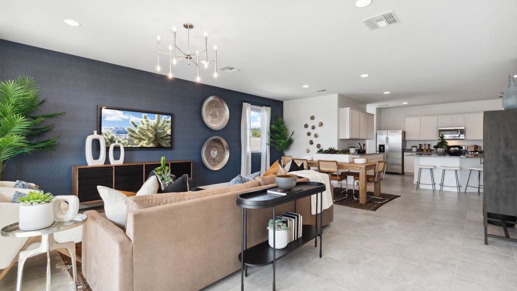 Furnished interior view inside a new home in Anthem at Merrill Ranch, Florence (Image 10).