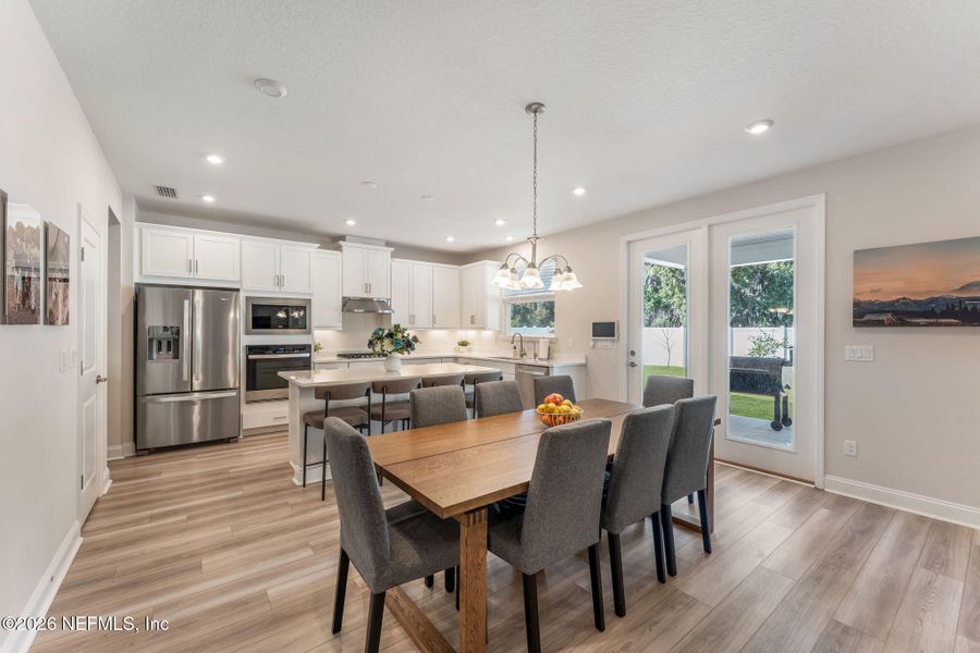 Furnished interior view inside a new home in Olde Mandarin Estates, Jacksonville (Image 12).