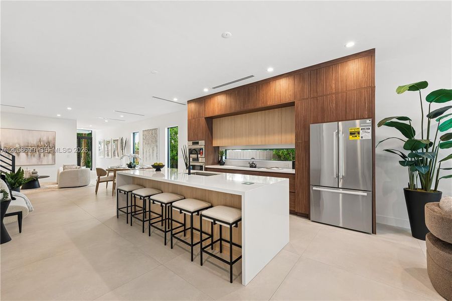 Furnished interior view inside a new home in , Miami (Image 6).