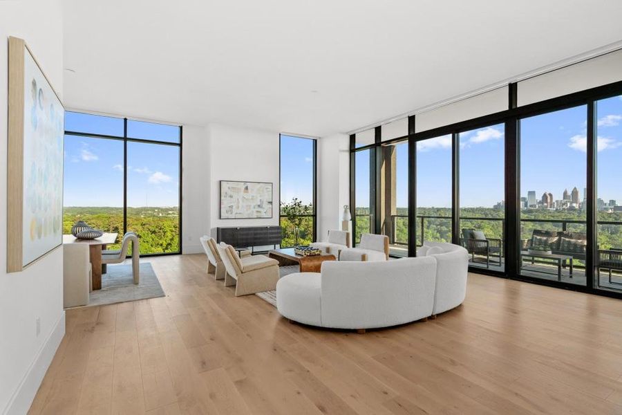 Furnished interior view inside a new home in The Dillon Buckhead, Atlanta (Image 48).