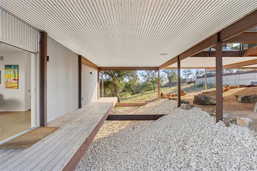 Exterior details and patio area of a home in , Burnet (Image 21).