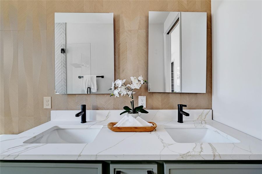 Close-up of interior finishes inside a home in , Austin (Image 20).