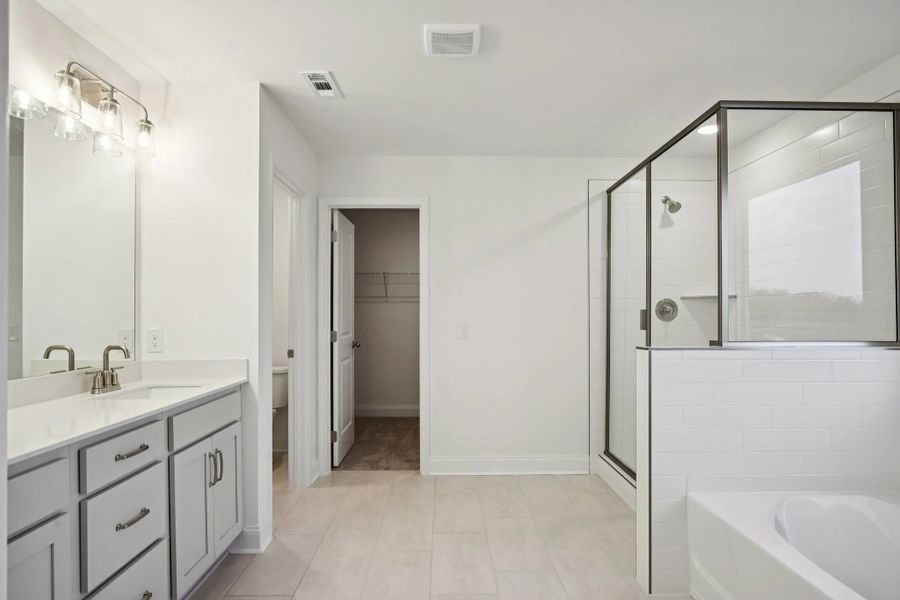 Furnished interior view inside a new home in Willow Landing, Mount Juliet (Image 16). Furnished interior view inside a new home in Willow Landing, Mount Juliet (Image 16).