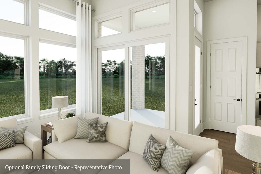 The Harold - Optional Family Room Sliding Door The Harold - Optional Family Room Sliding Door