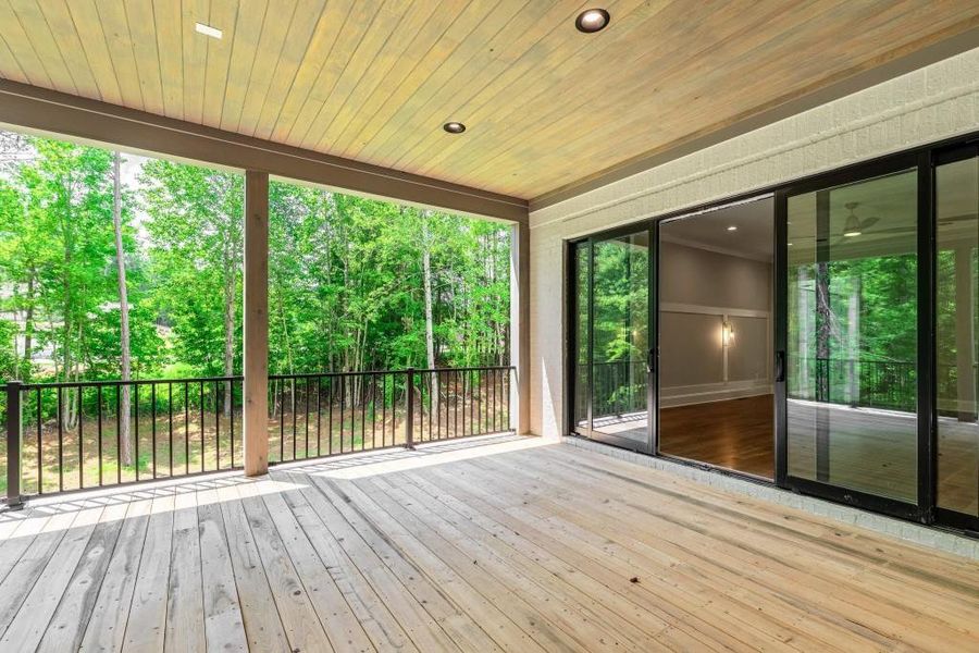 Exterior details and patio area of a home in , Newnan (Image 4).