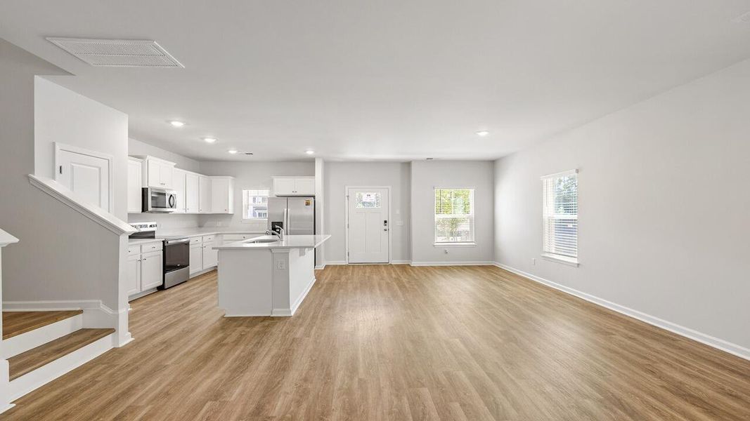 Spacious, unfurnished interior of a new home in The Crossing at St. James, Summerville (Image 18).