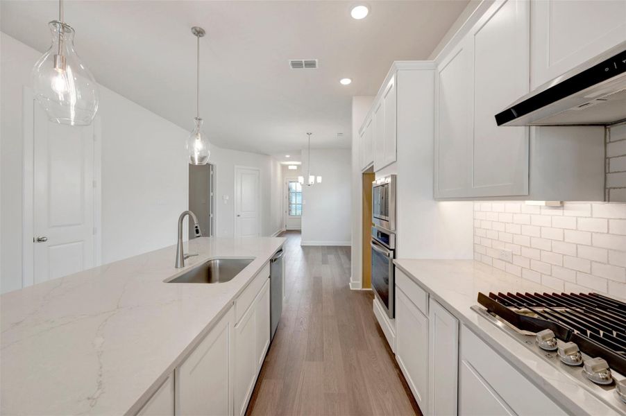 Furnished interior view inside a new home in Sienna - Grove Collection, Missouri City (Image 8).