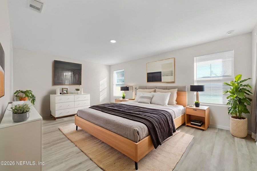 Furnished interior view inside a new home in , Jacksonville (Image 27).