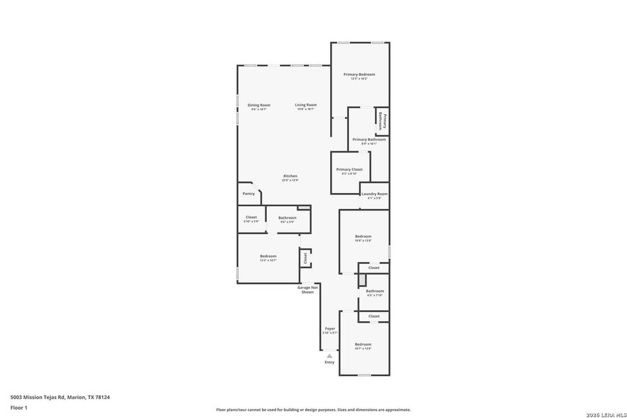 2D floor plan layout of this home in Grace Valley, Marion, TX (Image 3). 2D floor plan layout of this home in Grace Valley, Marion, TX (Image 3).
