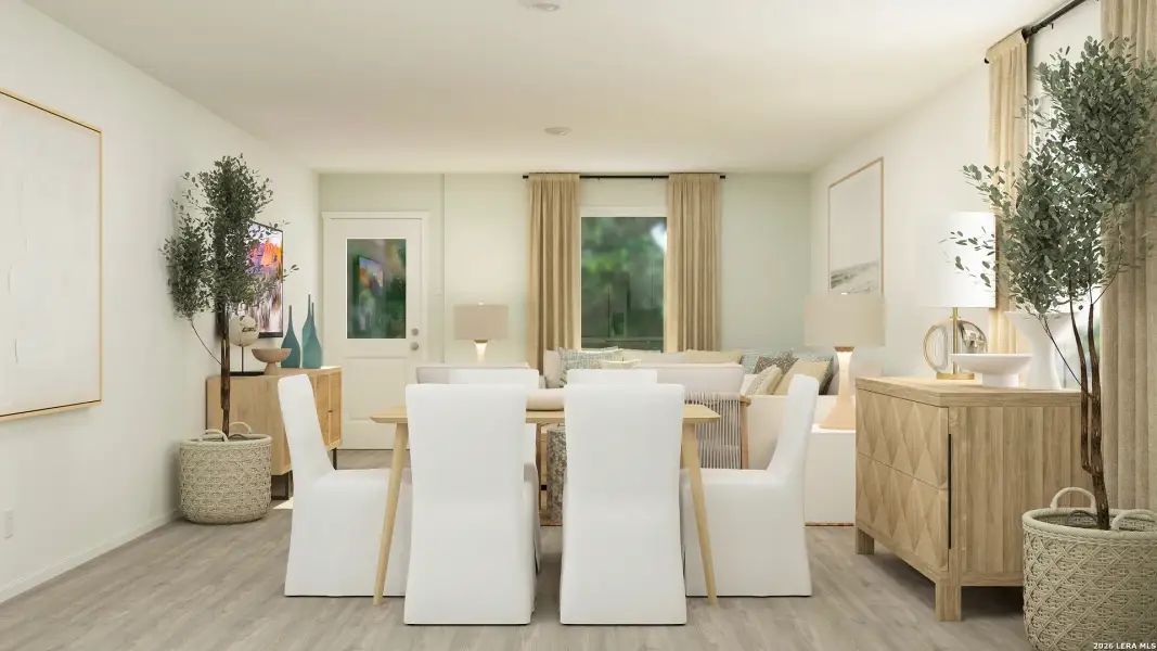 Furnished interior view inside a new home in Stone Garden, Elmendorf (Image 17).