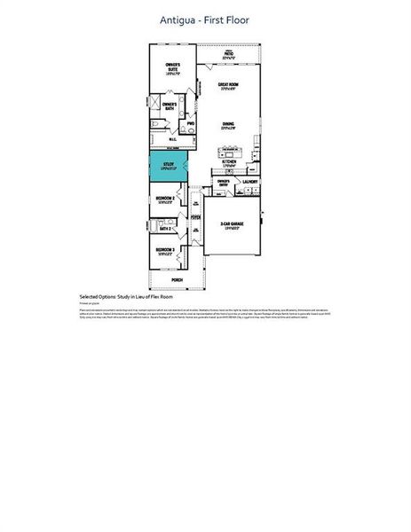 Antigua Floor Plan