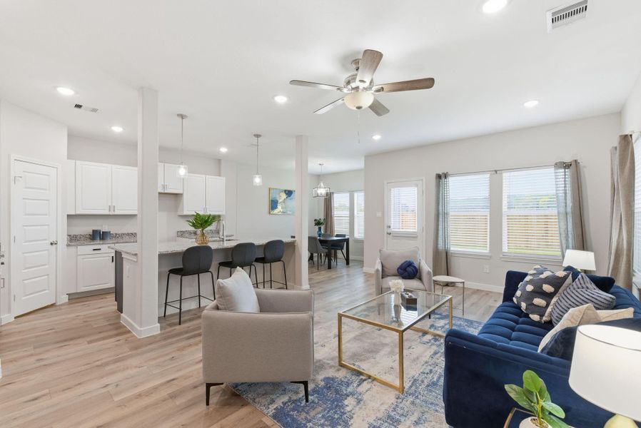 Furnished interior view inside a new home in , Houston (Image 12). Furnished interior view inside a new home in , Houston (Image 12).