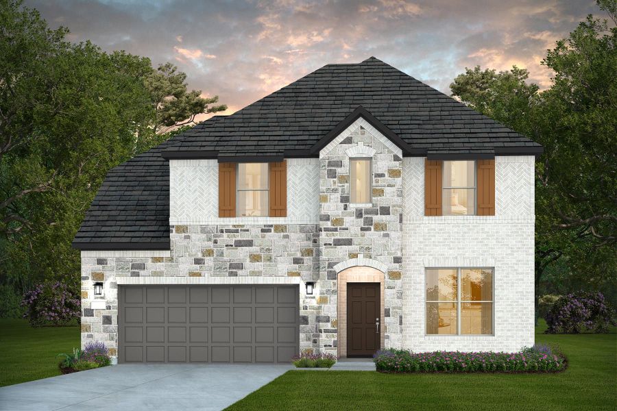 Front exterior of a home in the Nopal Valley community, located in San Antonio, TX (Image 15).