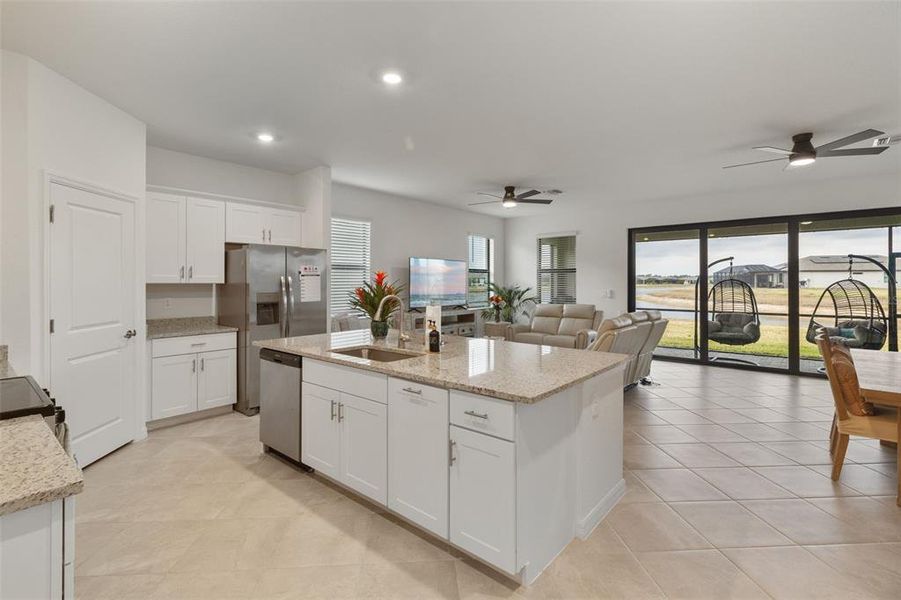 Furnished interior view inside a new home in , Port Charlotte (Image 17). Furnished interior view inside a new home in , Port Charlotte (Image 17).
