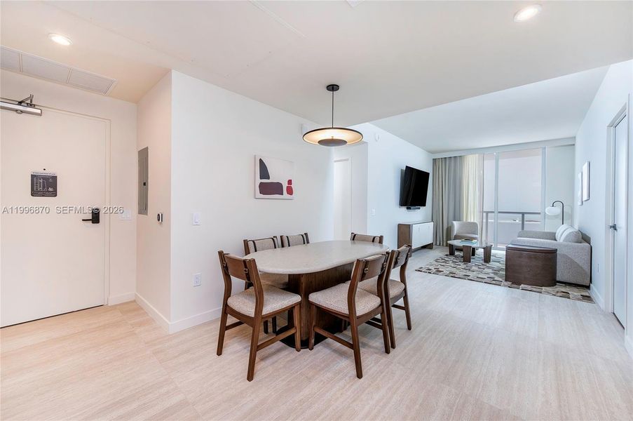 Furnished interior view inside a new home in Domus Brickell Park, Miami (Image 17).
