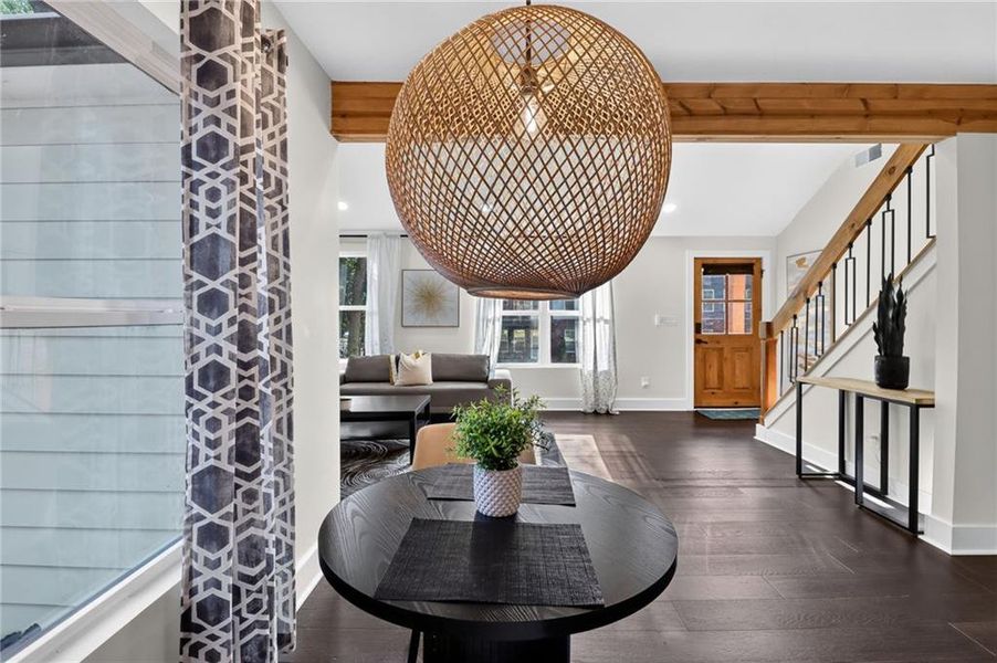 Furnished interior view inside a new home in , Atlanta (Image 11).