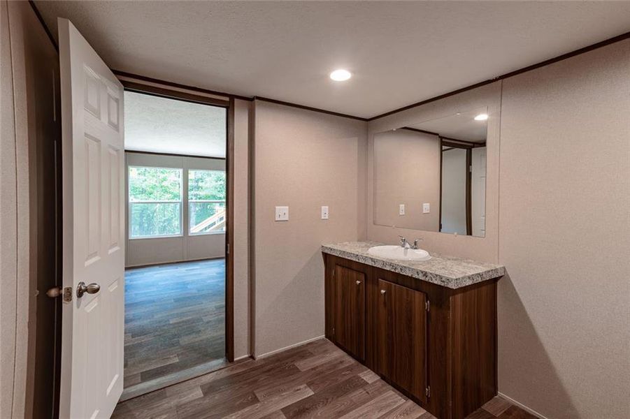 Furnished interior view inside a new home in , Dahlonega (Image 7).
