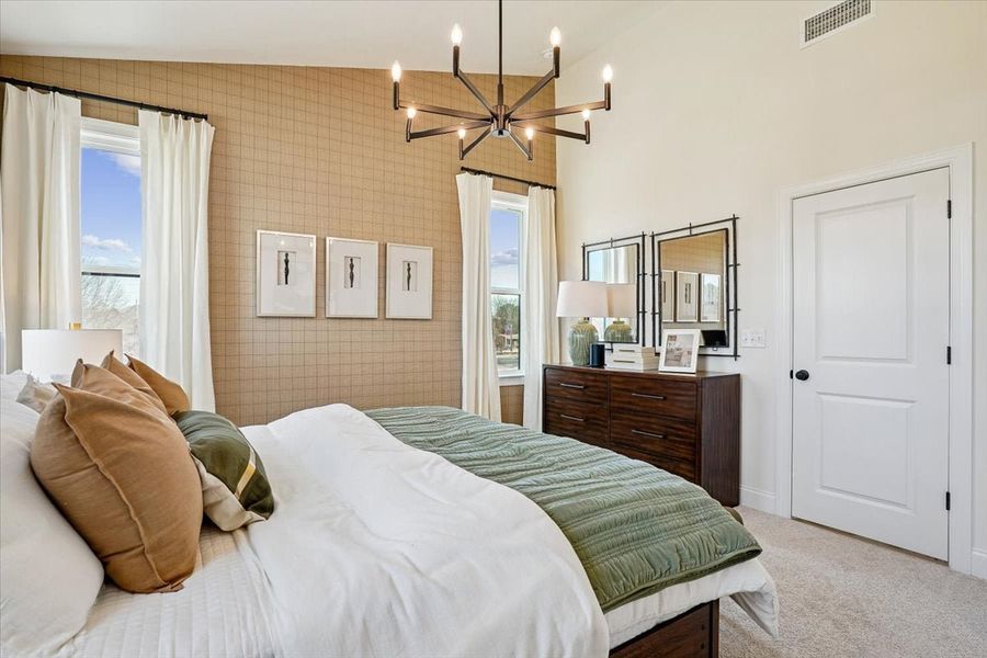 Representative furnished interior of a home built from the Pamlico by Caruso Homes in Midtown Rows, Fuquay Varina (Image 19). Representative furnished interior of a home built from the Pamlico by Caruso Homes in Midtown Rows, Fuquay Varina (Image 19).