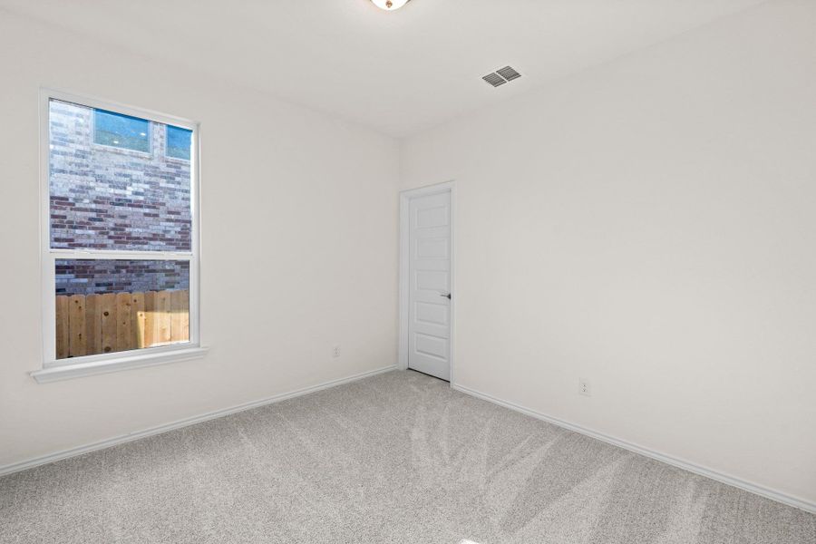 Spacious, unfurnished interior of a new home in Salerno - Classic Collection, Round Rock (Image 21). Spacious, unfurnished interior of a new home in Salerno - Classic Collection, Round Rock (Image 21).