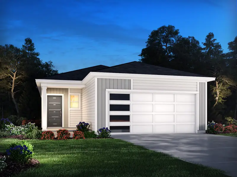 Representative exterior photo of a completed home built from the Autumn by Meritage Homes in Bear Springs, Columbia, TN (Image 11).