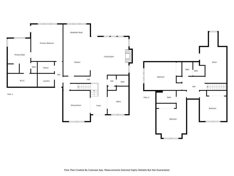 2D floor plan layout of this home in , Acworth, GA (Image 3).