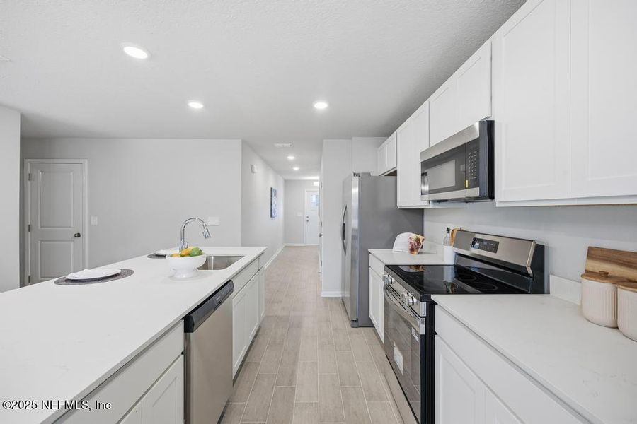 Furnished interior view inside a new home in Kings Landing, Jacksonville (Image 34). Furnished interior view inside a new home in Kings Landing, Jacksonville (Image 34).