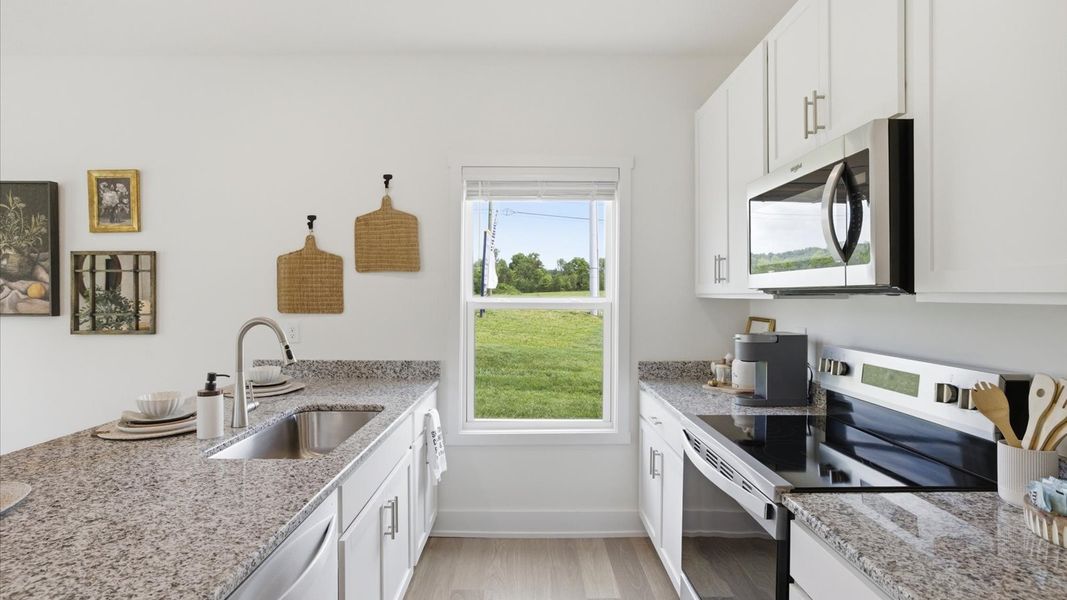 Furnished interior view inside a new home in Macon Townhomes, Seymour (Image 5).