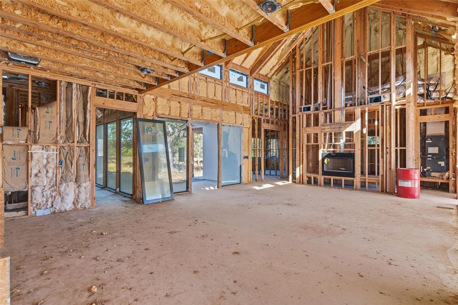 In-progress construction of a new home in Paradise On The Guadalupe, Canyon Lake, TX (Image 10).