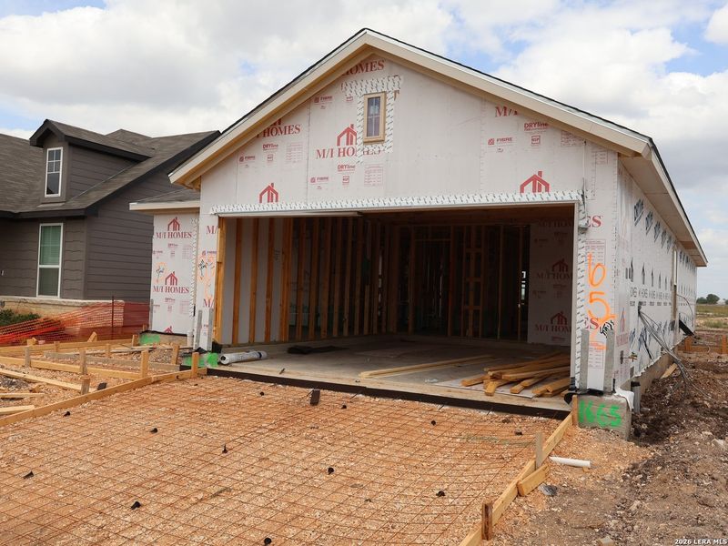 In-progress construction of a new home in Meadows at Clear Springs, New Braunfels, TX (Image 24).