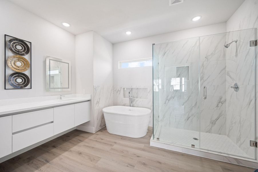 Furnished interior view inside a new home in , Houston (Image 26). Furnished interior view inside a new home in , Houston (Image 26).