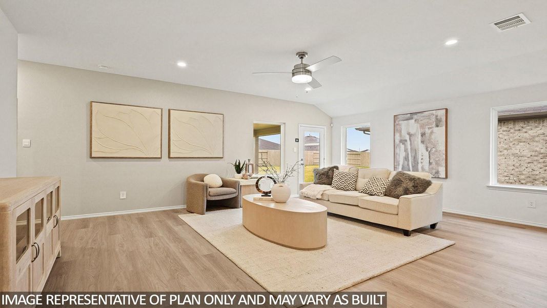 Furnished interior view inside a new home in Cypress Green, Hockley (Image 3).