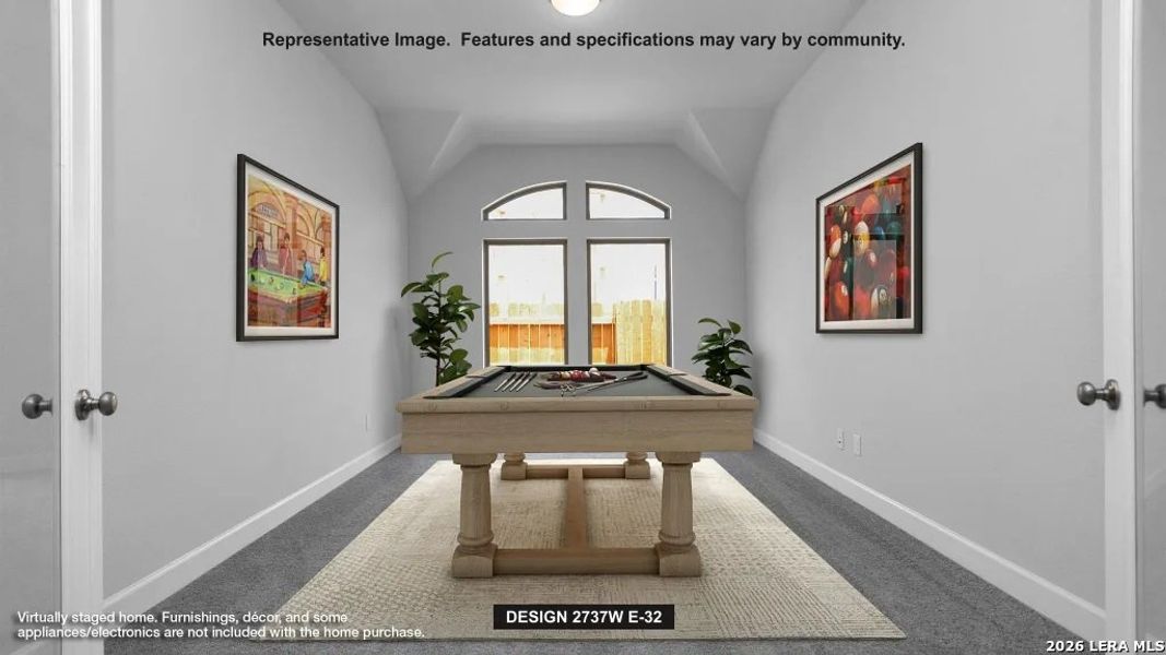 Furnished interior view inside a new home in Mayfair, New Braunfels (Image 5).