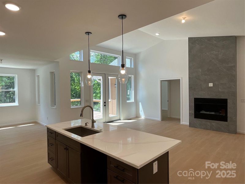 Furnished interior view inside a new home in , Flat Rock (Image 6).