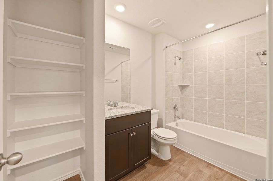 Furnished interior view inside a new home in Avenida, Converse (Image 7). Furnished interior view inside a new home in Avenida, Converse (Image 7).