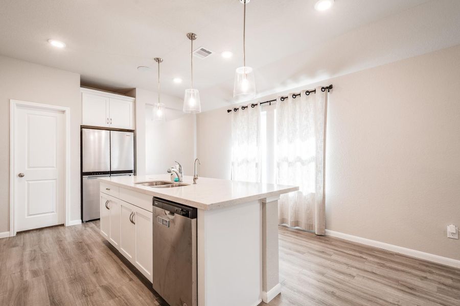Furnished interior view inside a new home in Marisol, Katy (Image 16). Furnished interior view inside a new home in Marisol, Katy (Image 16).