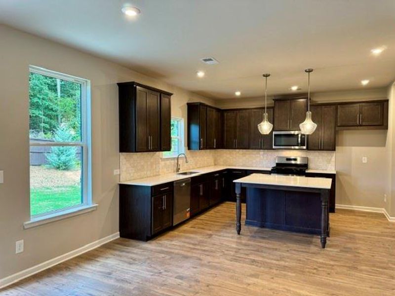 Furnished interior view inside a new home in The Overlook at Factory Shoals, Mableton (Image 6).