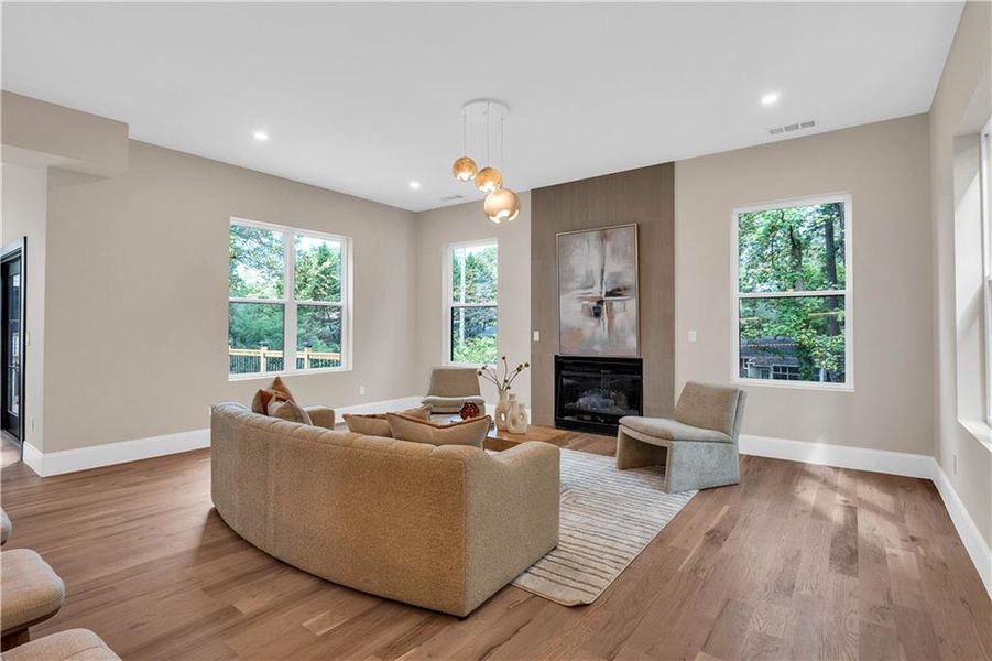 Furnished interior view inside a new home in , Decatur (Image 22).