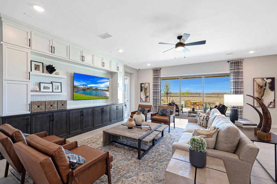 Representative furnished interior of a home built from the Sage by Mattamy Homes in Empire Pointe, Queen Creek (Image 33).
